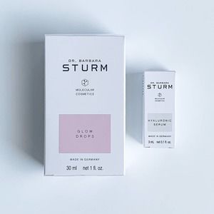Dr. Barbara Sturm Glow Drops, 30ml & Hyaluronic Serum, 3ml